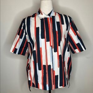 Cos- short sleeve button down shirt SIZE 6